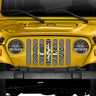 Dirty Acres® - 1-Pc EMS Shield Style Perforated Main Grille