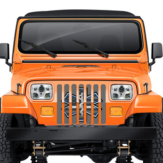 Dirty Acres® - 1-Pc EMS Shield Style Perforated Main Grille