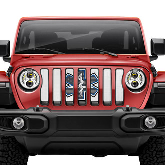 Dirty Acres® - 1-Pc EMS Shield Style Perforated Main Grille