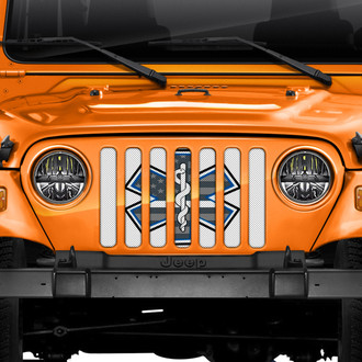 Dirty Acres® - 1-Pc EMS Shield Style Perforated Main Grille