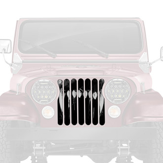 Dirty Acres® - 1-Pc Fangs Style Perforated Main Grille