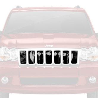 Dirty Acres® - 1-Pc Fangs Style Perforated Main Grille