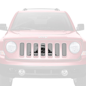 Dirty Acres® - 1-Pc Tactical Gadsden Flag Style Perforated Main Grille