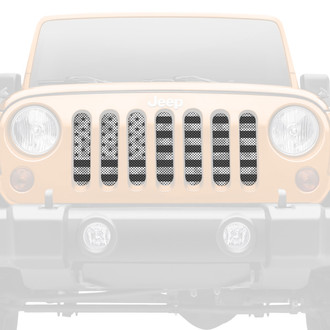 Dirty Acres® - 1-Pc Ghost American Camo Flag Style Perforated Main Grille