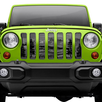 Dirty Acres® - 1-Pc Gray Mountain Pine Style Perforated Main Grille