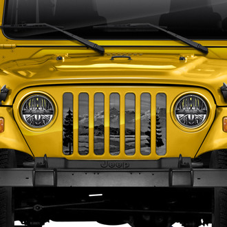 Dirty Acres® - 1-Pc Gray Mountain Pine Style Perforated Main Grille