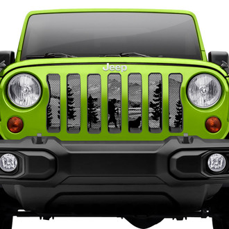 Dirty Acres® - 1-Pc Hiker Gray Mountain Style Perforated Main Grille