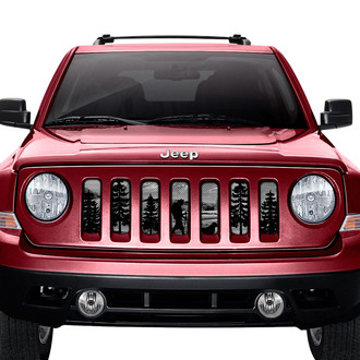 Dirty Acres® - 1-Pc Hiker Gray Mountain Style Perforated Main Grille