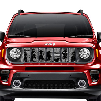 Dirty Acres® - 1-Pc Hiker Gray Mountain Style Perforated Main Grille