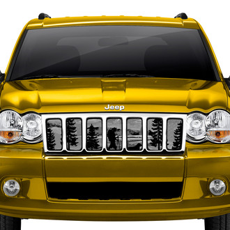 Dirty Acres® - 1-Pc Hiker Gray Mountain Style Perforated Main Grille