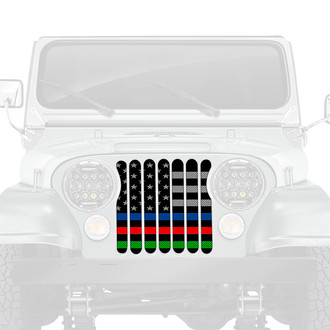 Dirty Acres® - 1-Pc Hold the Line Style Perforated Main Grille