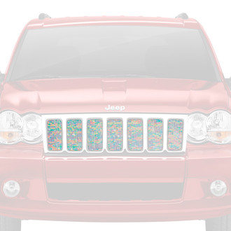 Dirty Acres® - 1-Pc Iridescent Print Style Perforated Main Grille