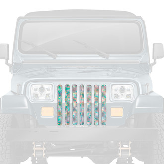 Dirty Acres® - 1-Pc Iridescent Print Style Perforated Main Grille