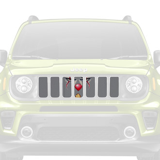 Dirty Acres® - 1-Pc IT Killer Clown Style Perforated Main Grille