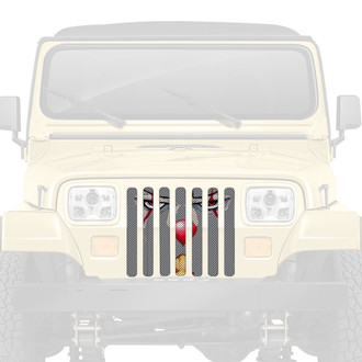 Dirty Acres® - 1-Pc IT Killer Clown Style Perforated Main Grille