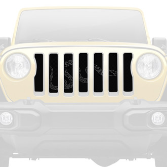 Dirty Acres® - 1-Pc Join or Die Style Perforated Main Grille