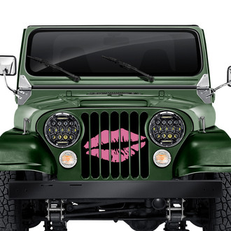 Dirty Acres® - 1-Pc Muah! Kiss Style Perforated Main Grille
