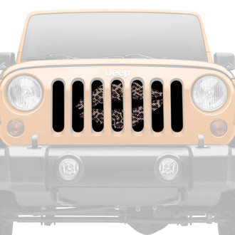 Dirty Acres® - 1-Pc Leopard Kiss Style Perforated Main Grille