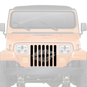 Dirty Acres® - 1-Pc Leopard Kiss Style Perforated Main Grille