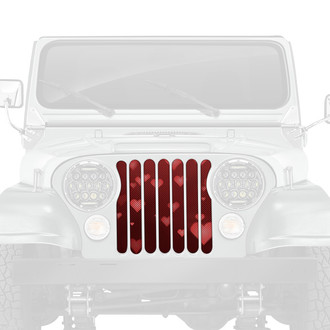 Dirty Acres® - 1-Pc Love Struck Style Perforated Main Grille