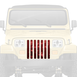 Dirty Acres® - 1-Pc Love Struck Style Perforated Main Grille
