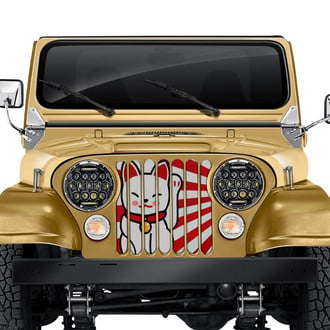 Dirty Acres® - 1-Pc Lucky Cat Style Perforated Main Grille