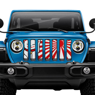 Dirty Acres® - 1-Pc Lucky Cat Style Perforated Main Grille