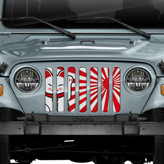 Dirty Acres® - 1-Pc Cartoon Character Style Perforated Main Grille