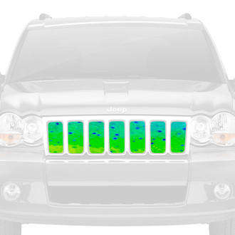 Dirty Acres® - 1-Pc Mahi Fish Skin Style Perforated Main Grille