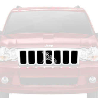 Dirty Acres® - 1-Pc Mamba Snake Style Perforated Main Grille