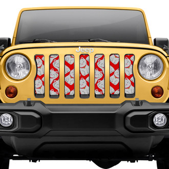 Dirty Acres® - 1-Pc Maneki Neko Style Perforated Main Grille