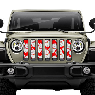 Dirty Acres® - 1-Pc Maneki Neko Style Perforated Main Grille