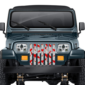 Dirty Acres® - 1-Pc Maneki Neko Style Perforated Main Grille