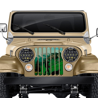 Dirty Acres® - 1-Pc Hiker Green Mountain Style Perforated Main Grille