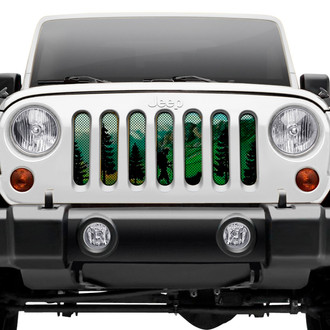 Dirty Acres® - 1-Pc Hiker Green Mountain Style Perforated Main Grille