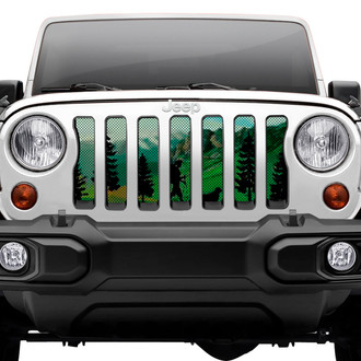 Dirty Acres® - 1-Pc Hiker Green Mountain Style Perforated Main Grille