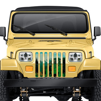 Dirty Acres® - 1-Pc Hiker Green Mountain Style Perforated Main Grille