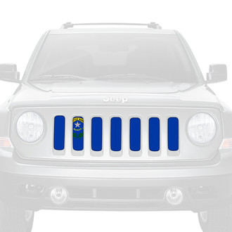 Dirty Acres® - 1-Pc Nevada State Flag Style Perforated Main Grille