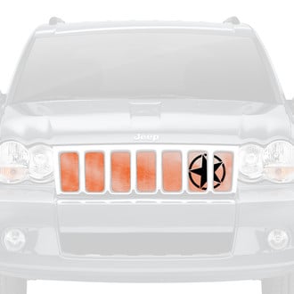 Dirty Acres® - 1-Pc Oscar Mike Style Orange Ombre Perforated Main Grille