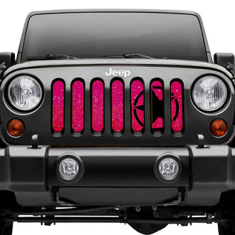 Dirty Acres® - 1-Pc Oscar Mike Style Pink Fleck Perforated Main Grille