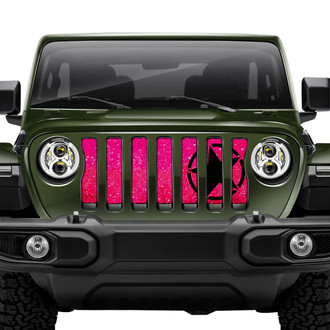 Dirty Acres® - 1-Pc Oscar Mike Style Pink Fleck Perforated Main Grille
