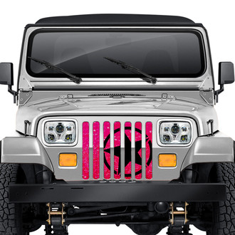 Dirty Acres® - 1-Pc Oscar Mike Style Pink Fleck Perforated Main Grille