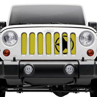 Dirty Acres® - 1-Pc Oscar Mike Style Yellow Perforated Main Grille