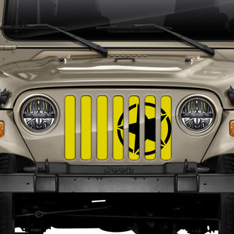 Dirty Acres® - 1-Pc Oscar Mike Style Yellow Perforated Main Grille