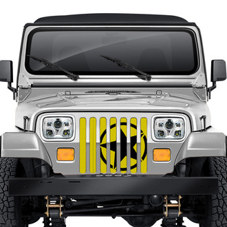 Dirty Acres® - 1-Pc Oscar Mike Style Yellow Perforated Main Grille