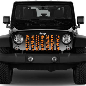 Dirty Acres® - 1-Pc Aliens Style Perforated Main Grille