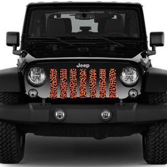 Dirty Acres® - 1-Pc Cheetah Style Perforated Main Grille