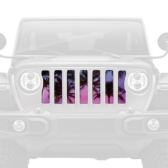 Dirty Acres® - 1-Pc Beach Palm Tree Style Perforated Main Grille