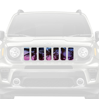 Dirty Acres® - 1-Pc Beach Palm Tree Style Perforated Main Grille