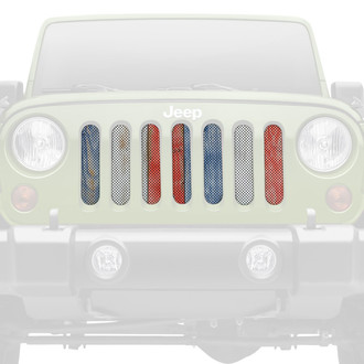 Dirty Acres® - 1-Pc Patriotic Pickets Style Perforated Main Grille